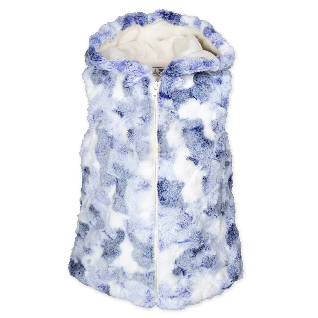 Blueberry Swirl Hooded Vest