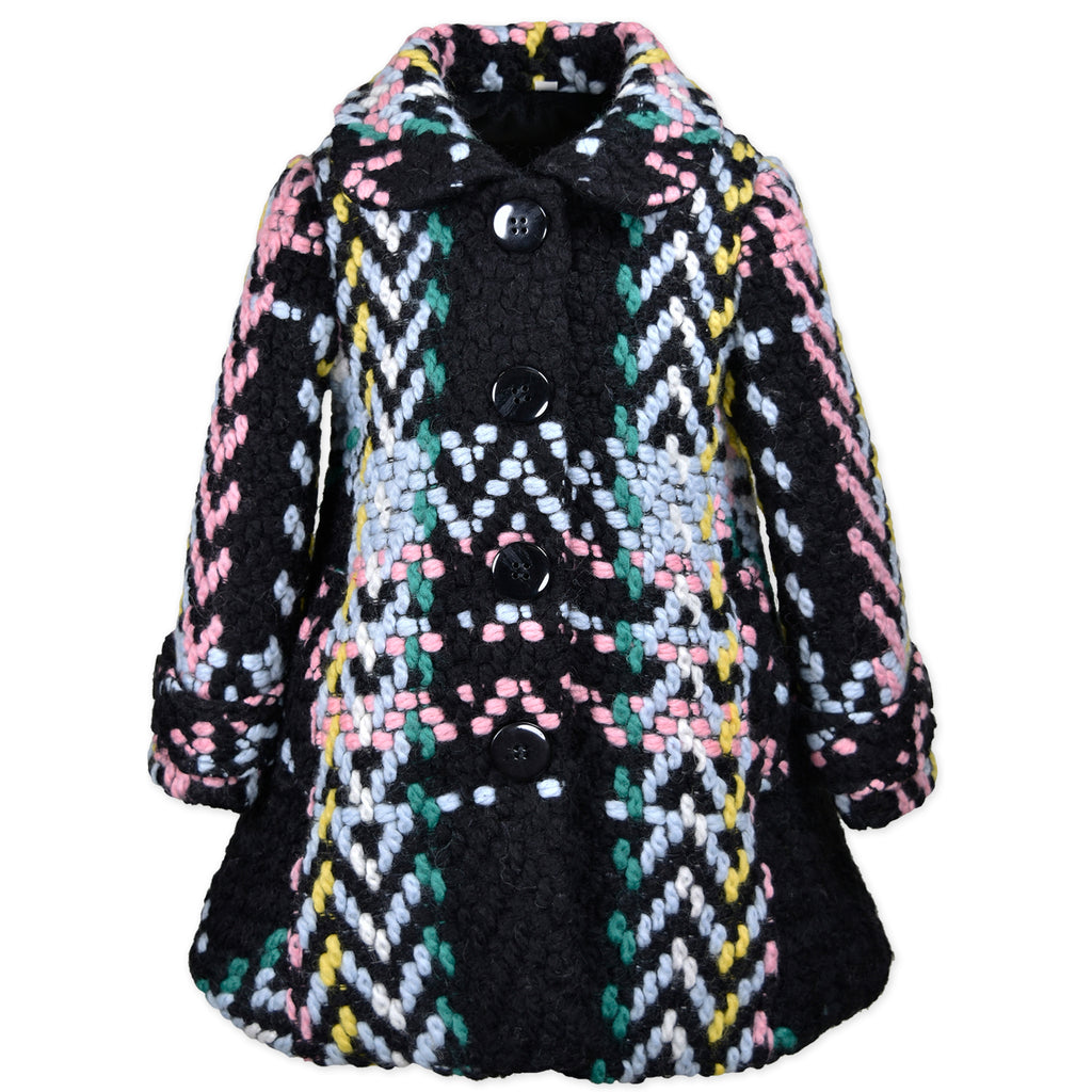 Rainbow Colored Dress Coat